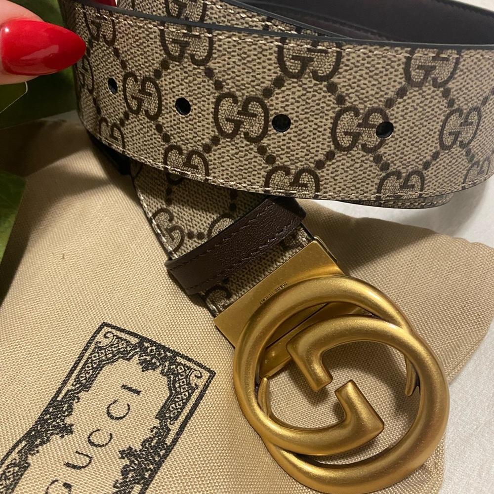 Gucci - GG Marmont reversible belt